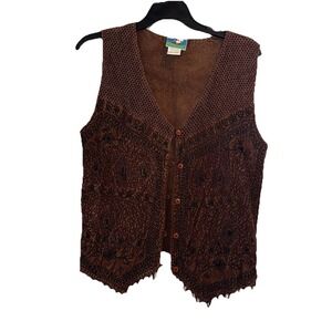VTG Tiendo-Ho Vest Western Boho Style Free Style